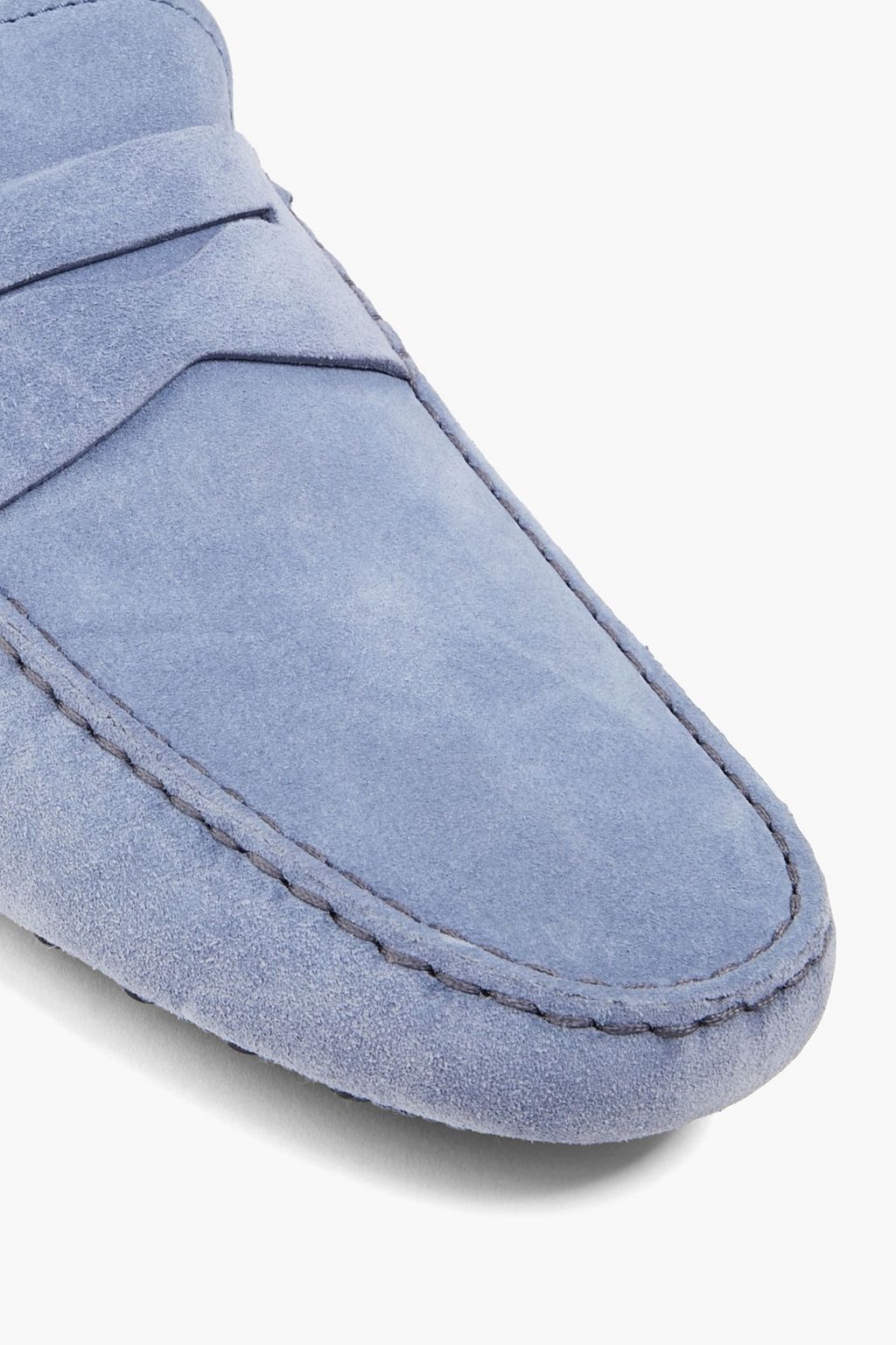 TOD'S حذاء قيادة من الجلد السويدي