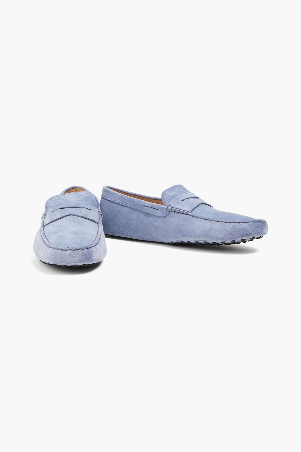 TOD'S حذاء قيادة من الجلد السويدي