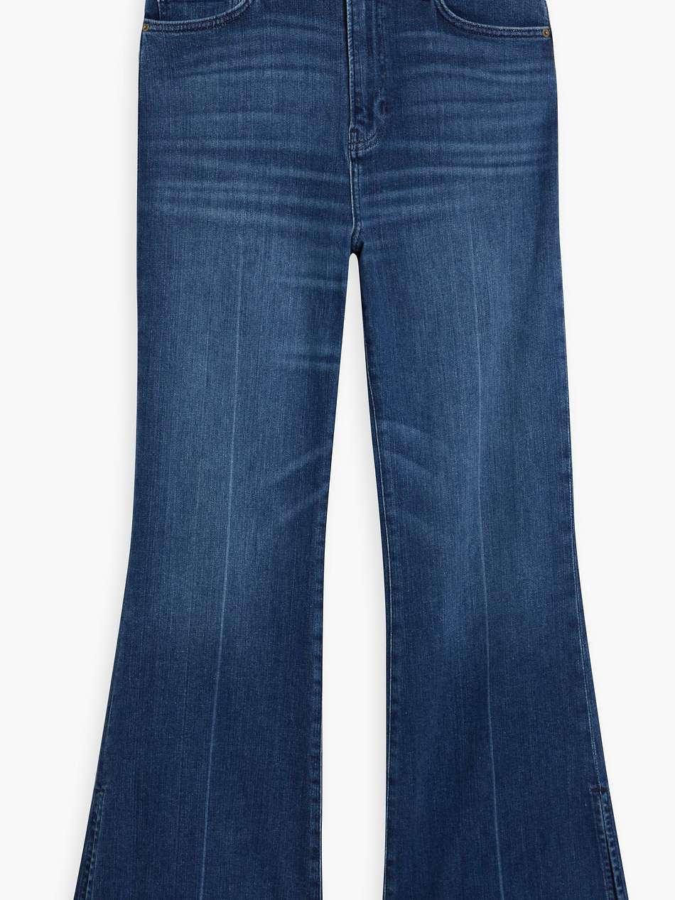 le easy flare high-rise flared jeans