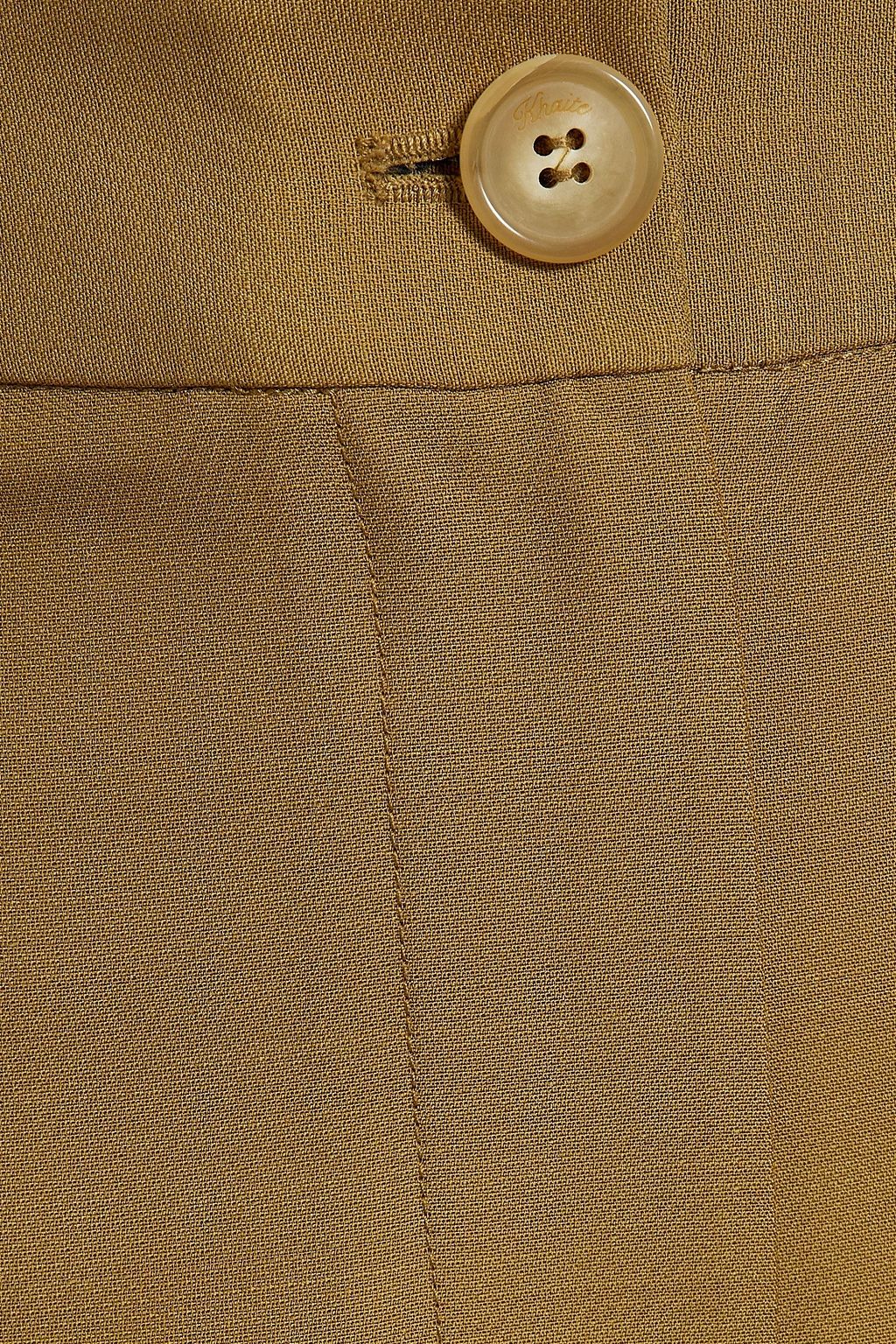 KHAITE Ian twill wide-leg pants