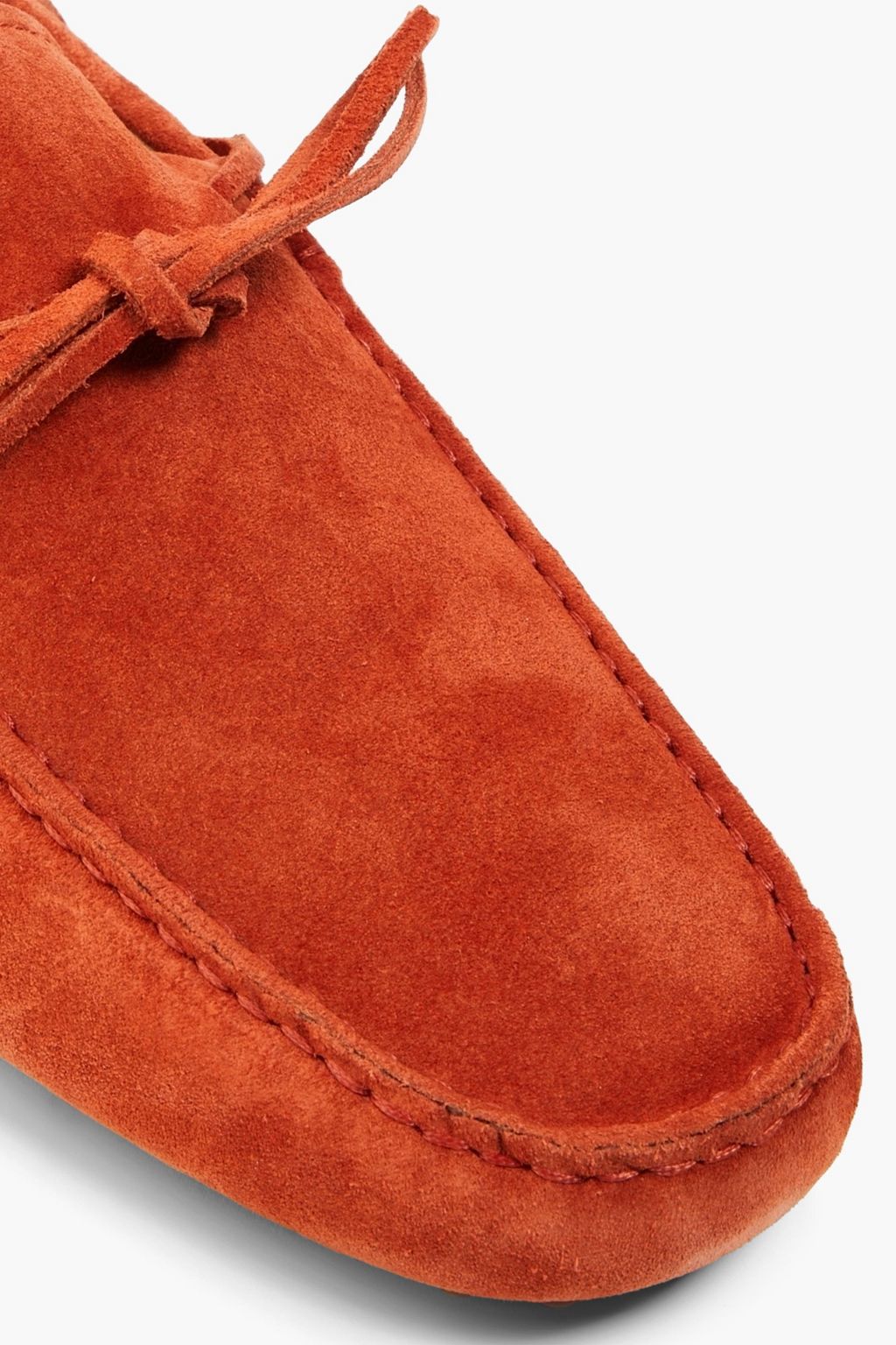 TOD'S حذاء قيادة من الجلد السويدي