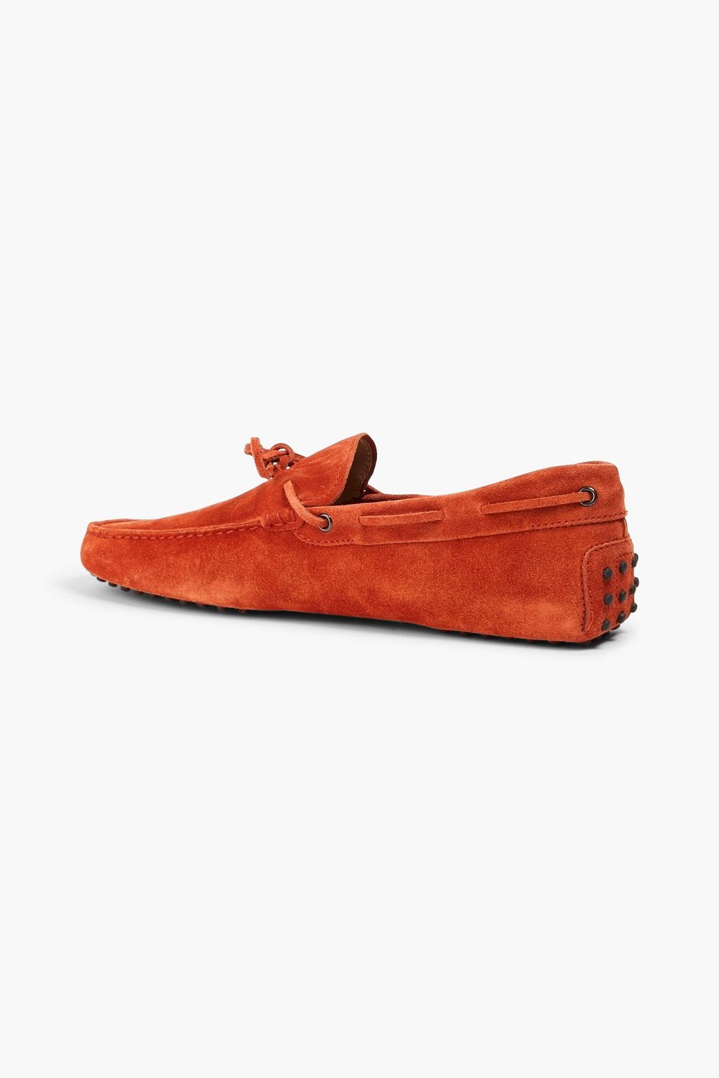 TOD'S حذاء قيادة من الجلد السويدي