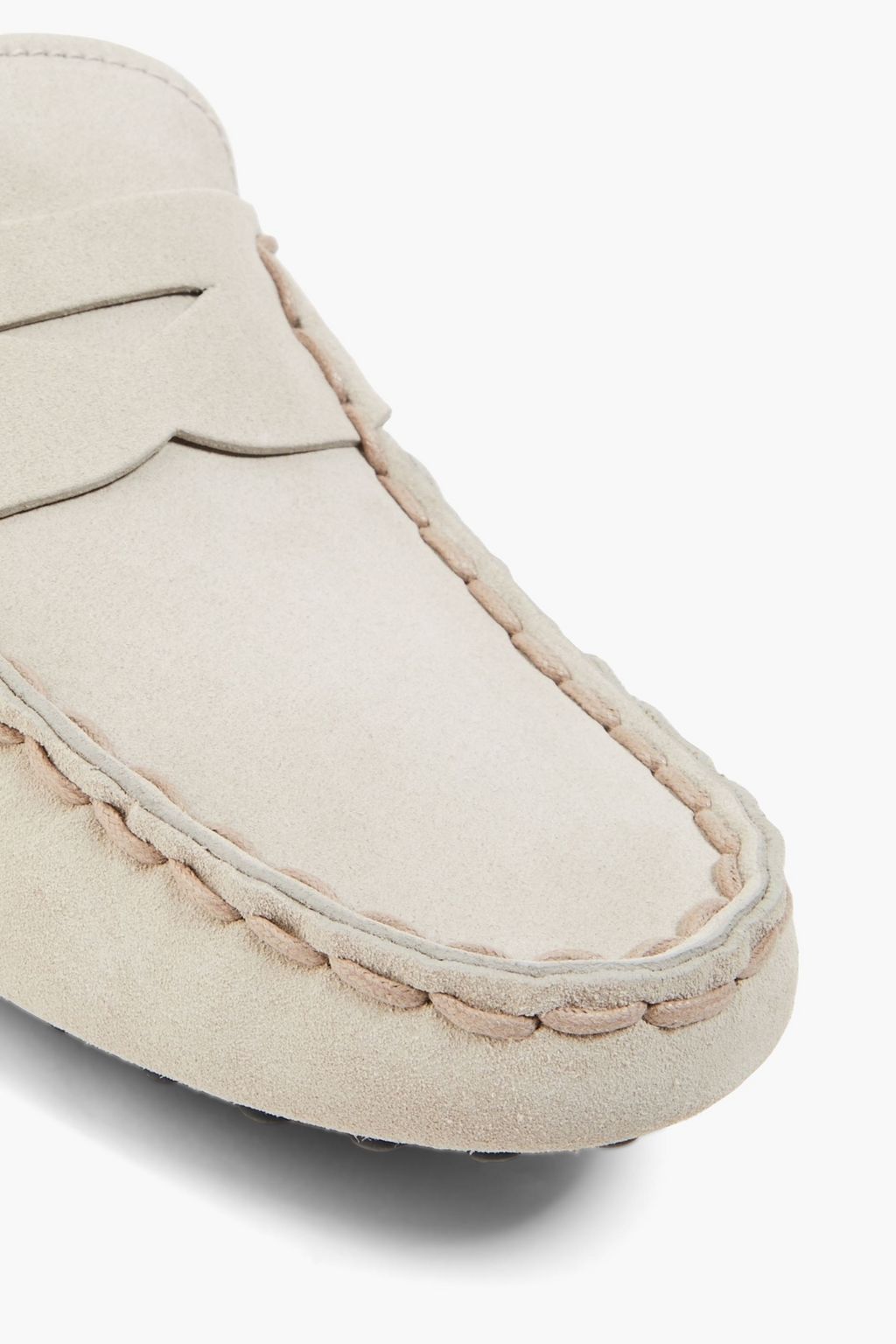 TOD'S حذاء قيادة من الجلد السويدي
