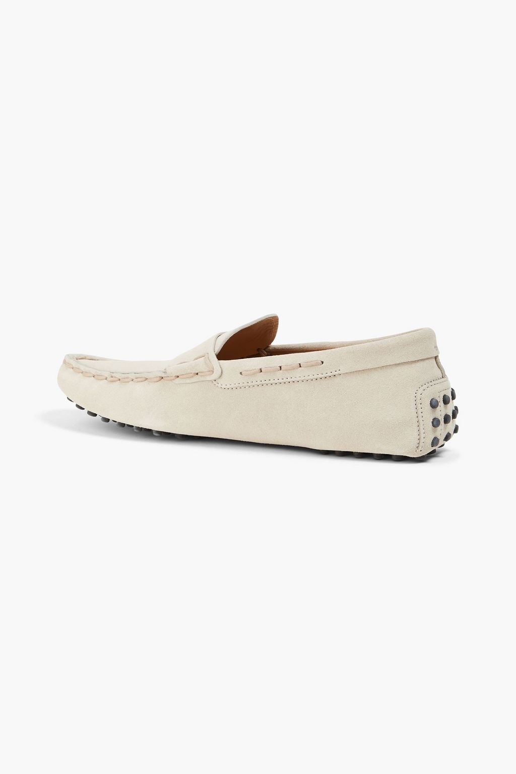 TOD'S حذاء قيادة من الجلد السويدي
