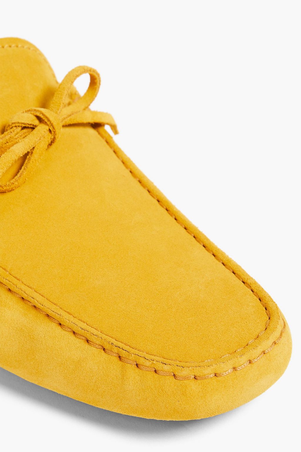 TOD'S حذاء قيادة من الجلد السويدي