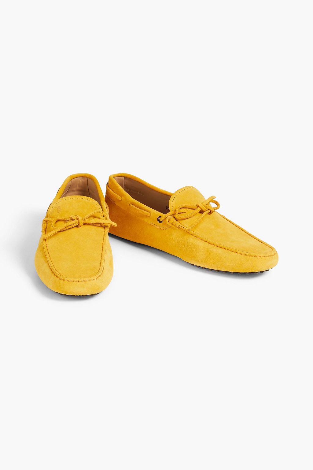 TOD'S حذاء قيادة من الجلد السويدي