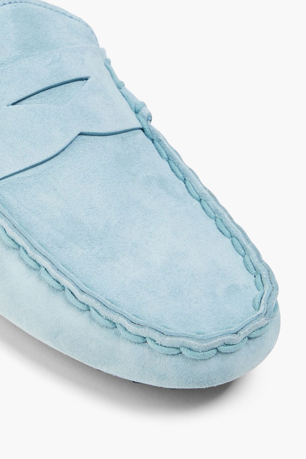 TOD'S حذاء قيادة من الجلد السويدي