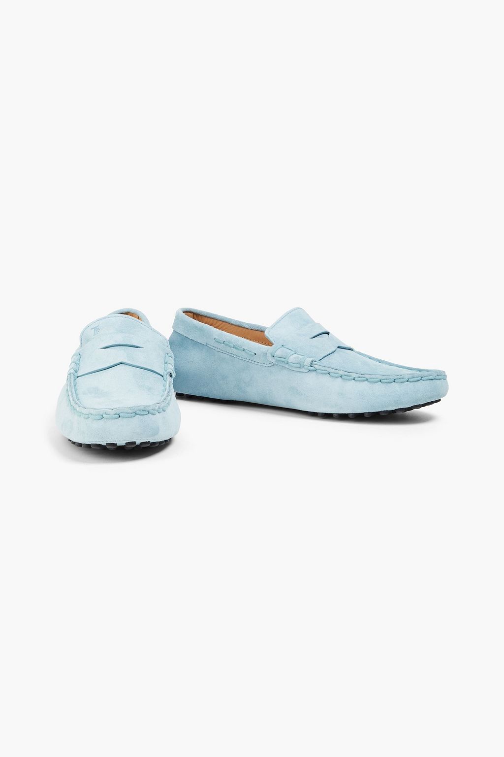 TOD'S حذاء قيادة من الجلد السويدي