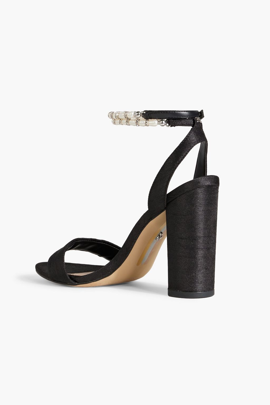 SAM EDELMAN Yanelli embellished satin sandals