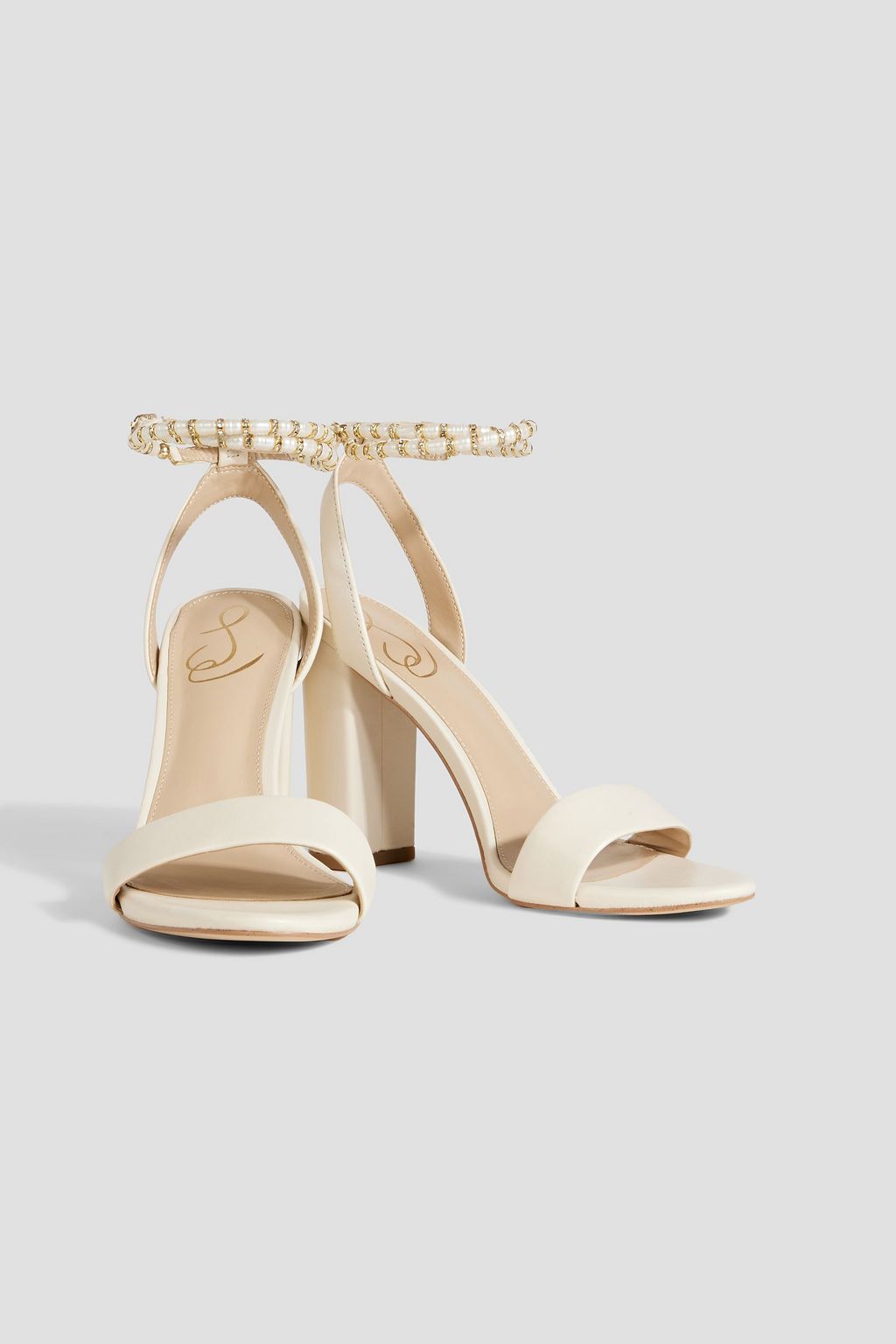 SAM EDELMAN Yanelli embellished leather sandals