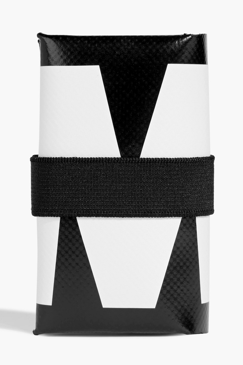 Marni Printed Vinyl Wallet In Black