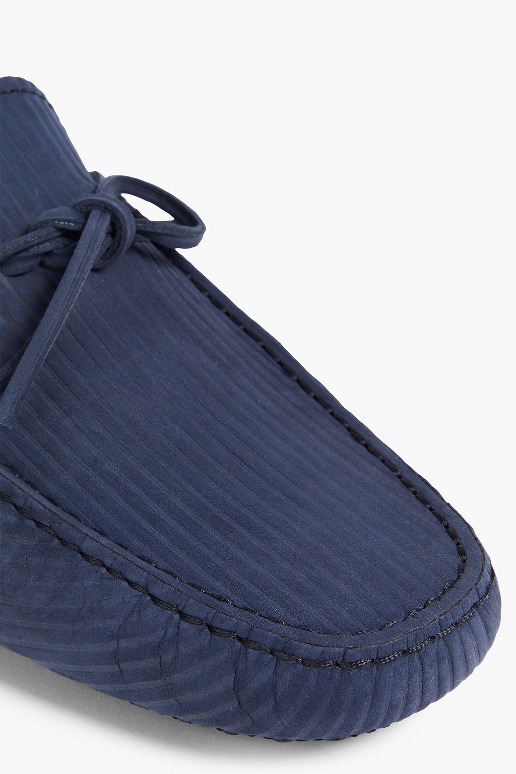 TOD'S Gommino ribbed nubuck driving shoes