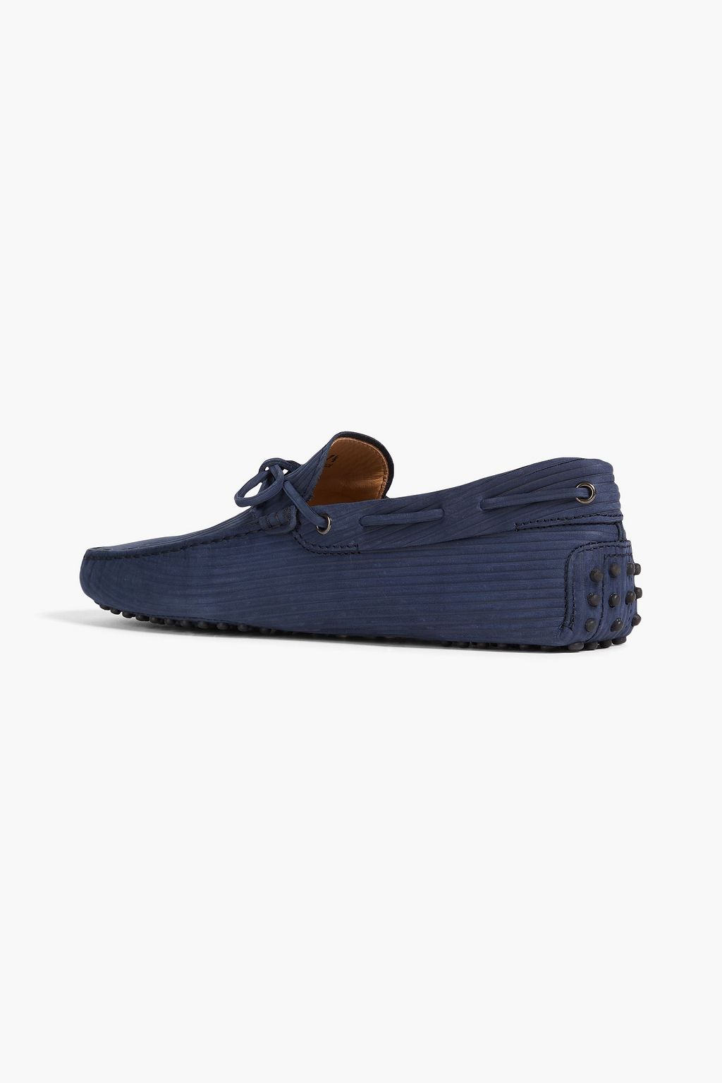 TOD'S Gommino ribbed nubuck driving shoes