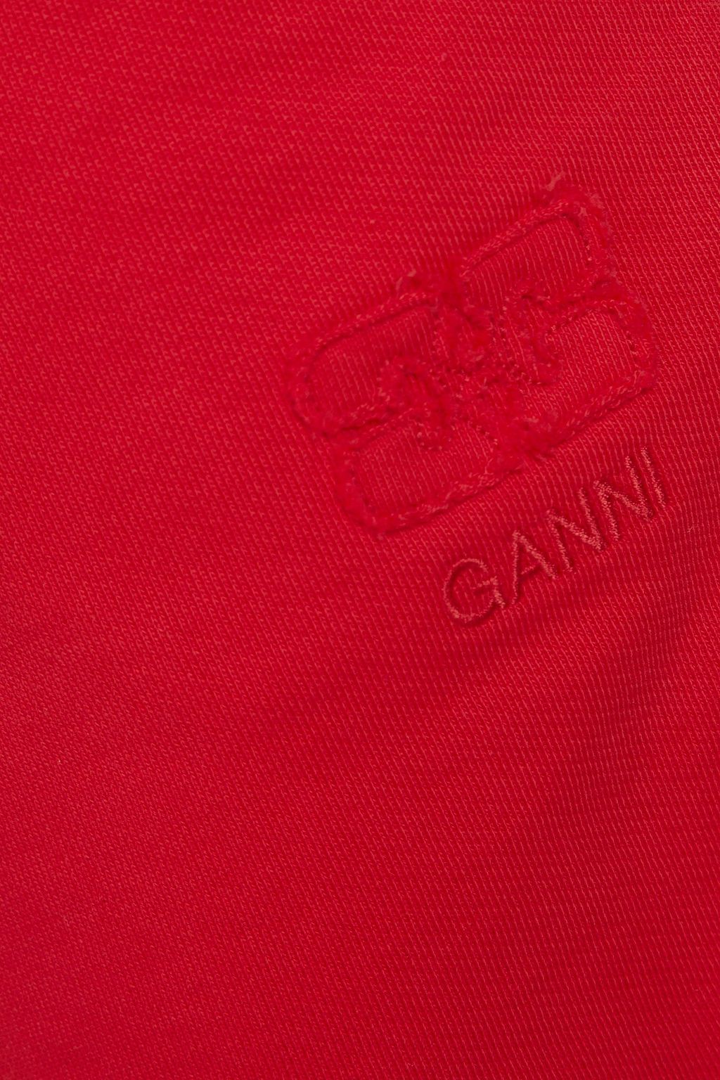 GANNI 프렌치 코튼 테리 쇼츠
