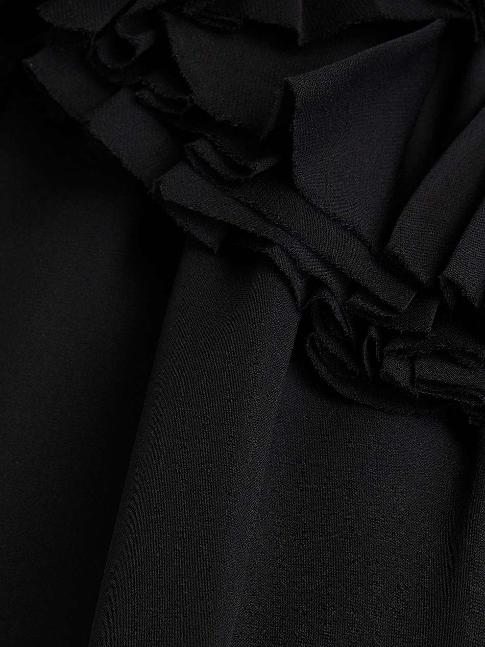 greco ruffled silk-chiffon maxi dress