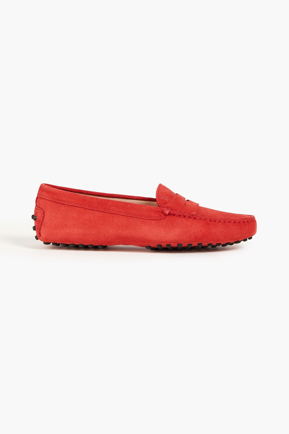 Tod's Loafers Aus Veloursleder In Papayafarben