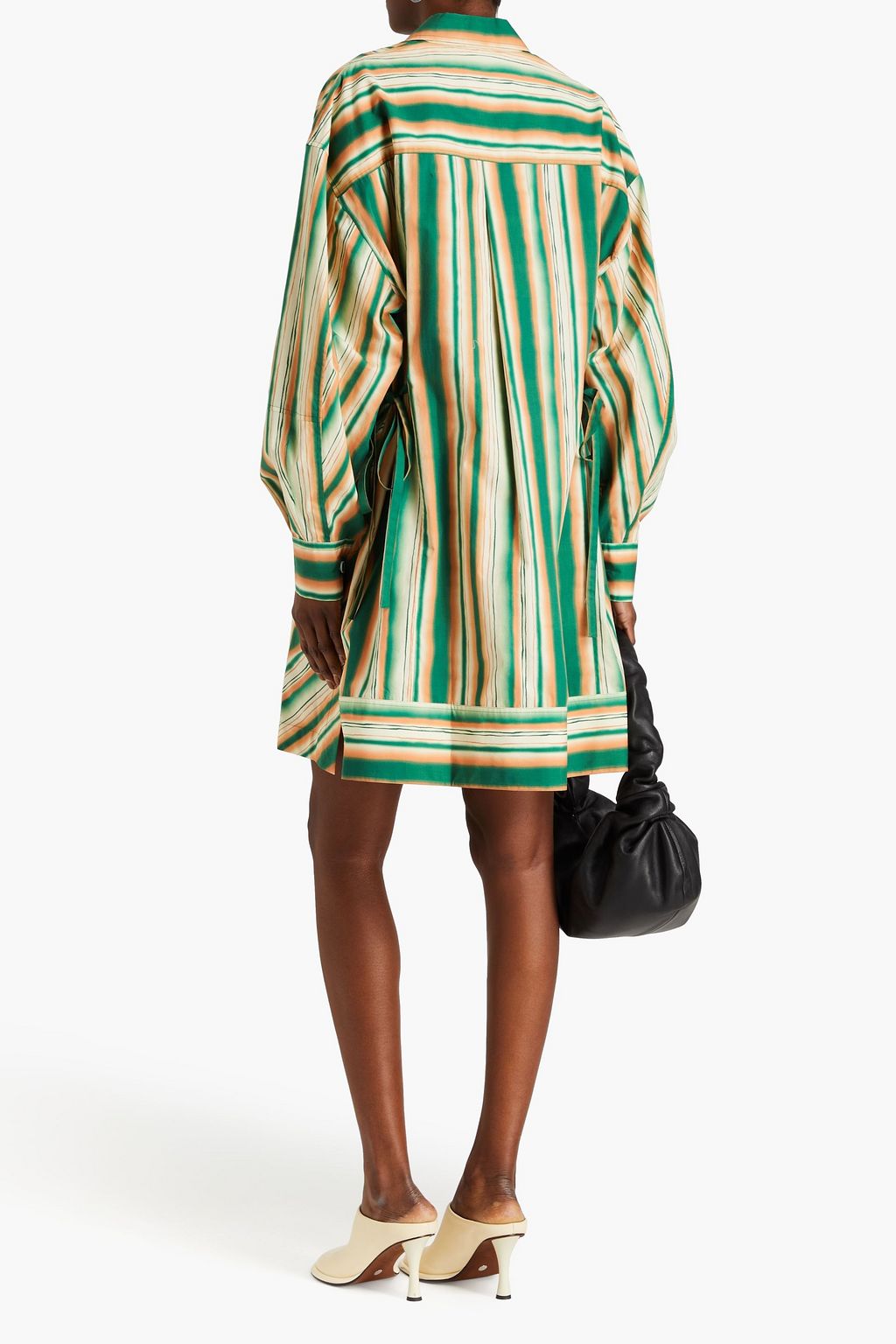 3.1 PHILLIP LIM 스트라이프 코튼 포플린 미니 셔츠 드레스