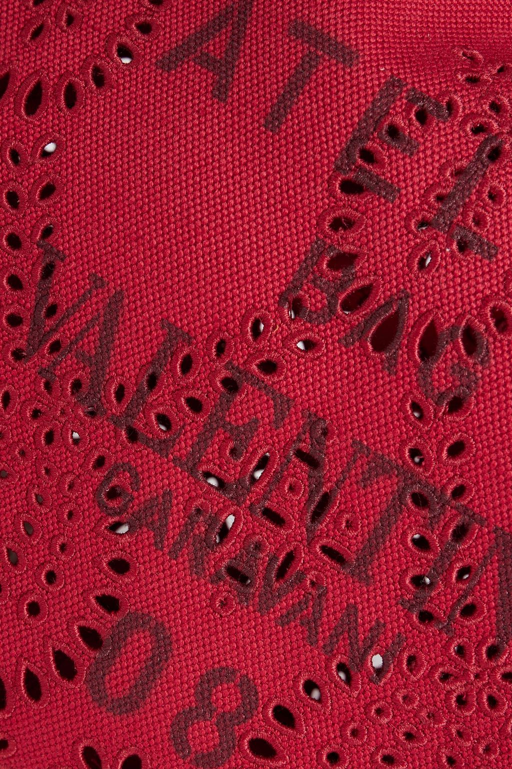 VALENTINO GARAVANI Atelier 08 San Gallo Edition broderie anglaise canvas tote