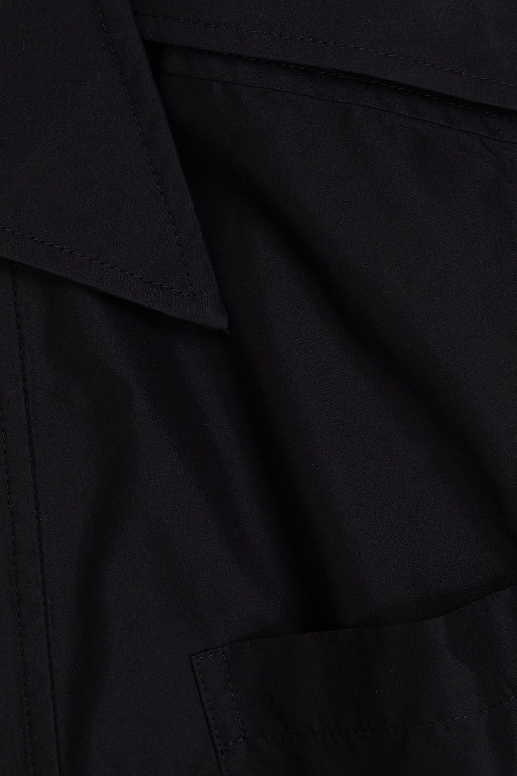 3.1 PHILLIP LIM بلاي سوت من البوبلين المصنوع من مزيج من القطن مزين بكسرات ومزود بحزام