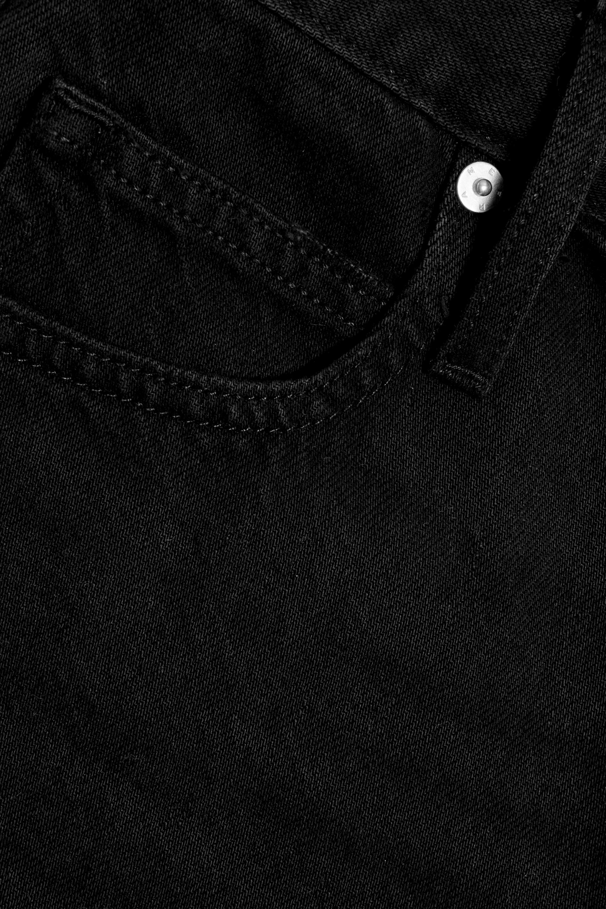 FRAME Distressed high-rise tapered jeans thumbnail