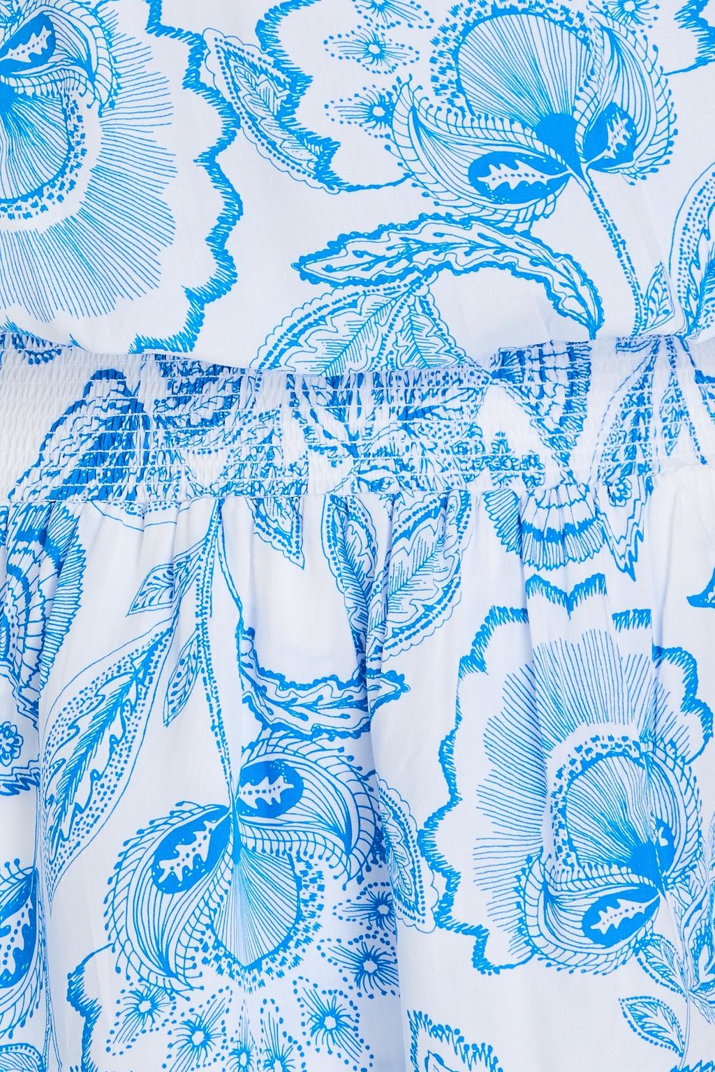 MELISSA ODABASH Ker tiered paisley-print voile mini dress