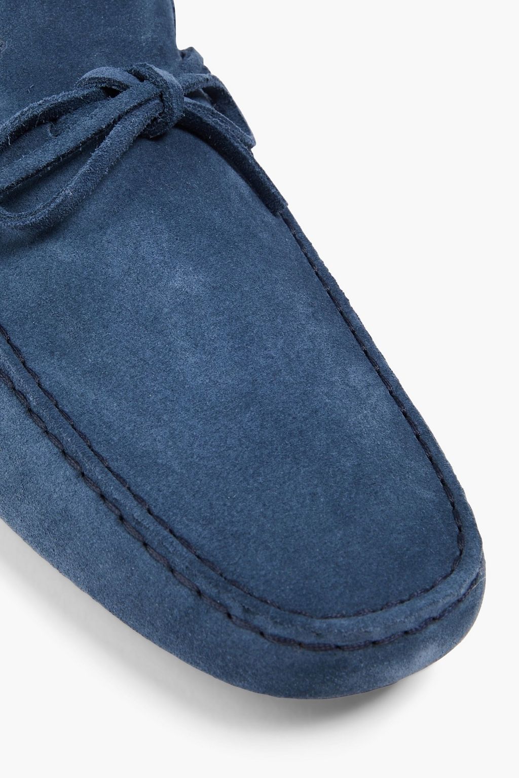 TOD'S حذاء قيادة من الجلد السويدي