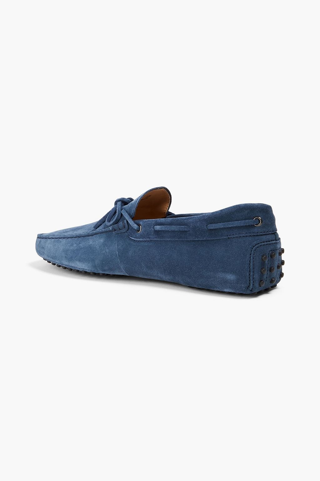 TOD'S حذاء قيادة من الجلد السويدي
