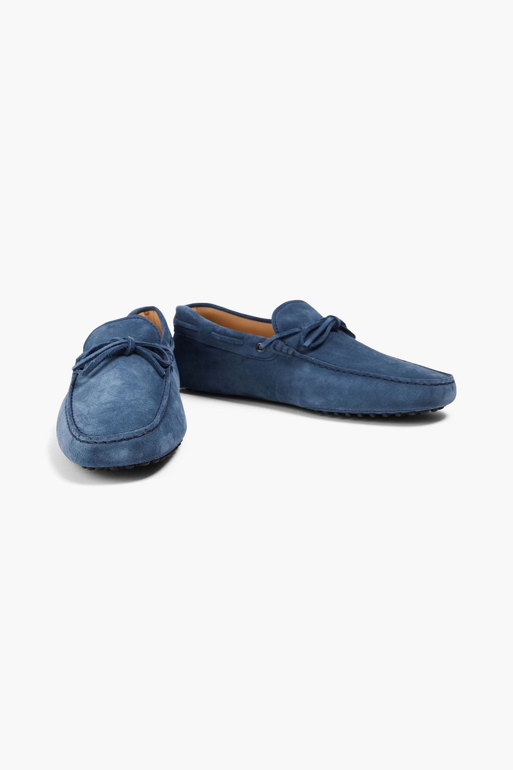 TOD'S حذاء قيادة من الجلد السويدي