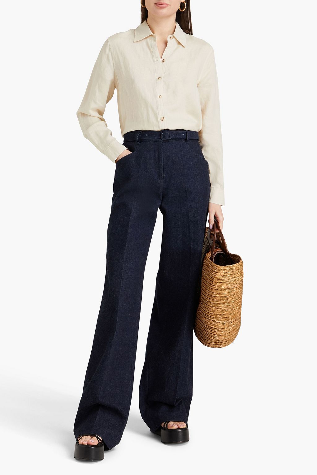 ONIA Linen and Lyocell-blend shirt
