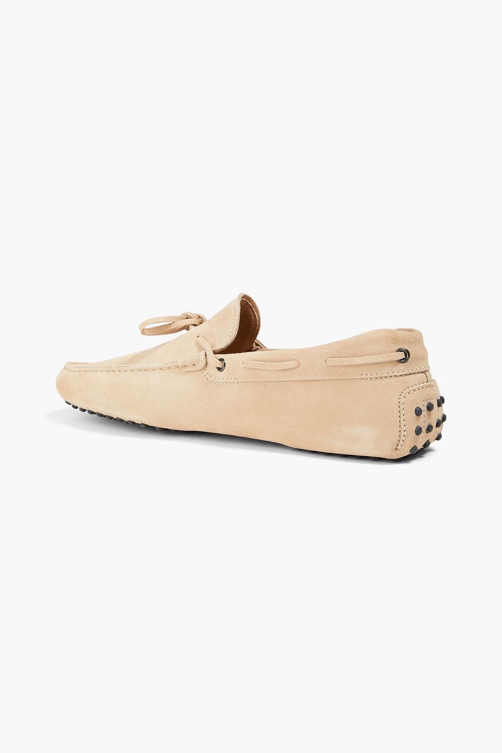TOD'S حذاء قيادة من الجلد السويدي