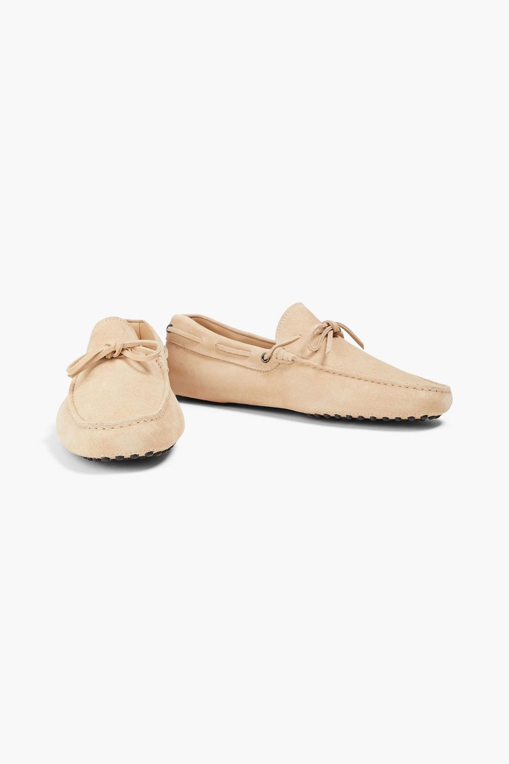 TOD'S حذاء قيادة من الجلد السويدي