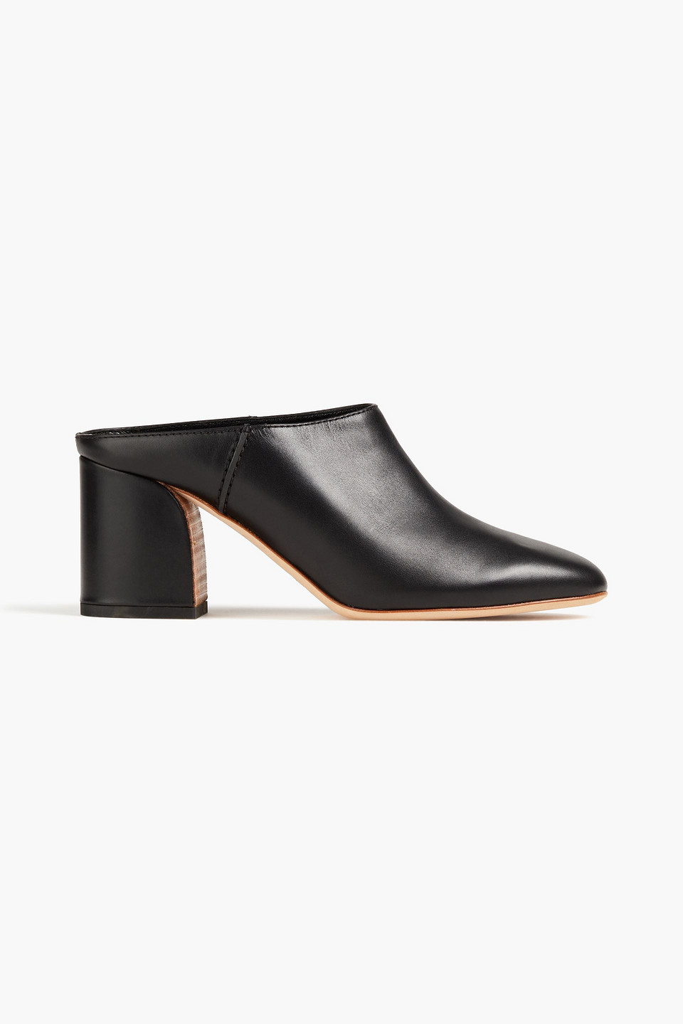 Tod's Leather Mules In Black