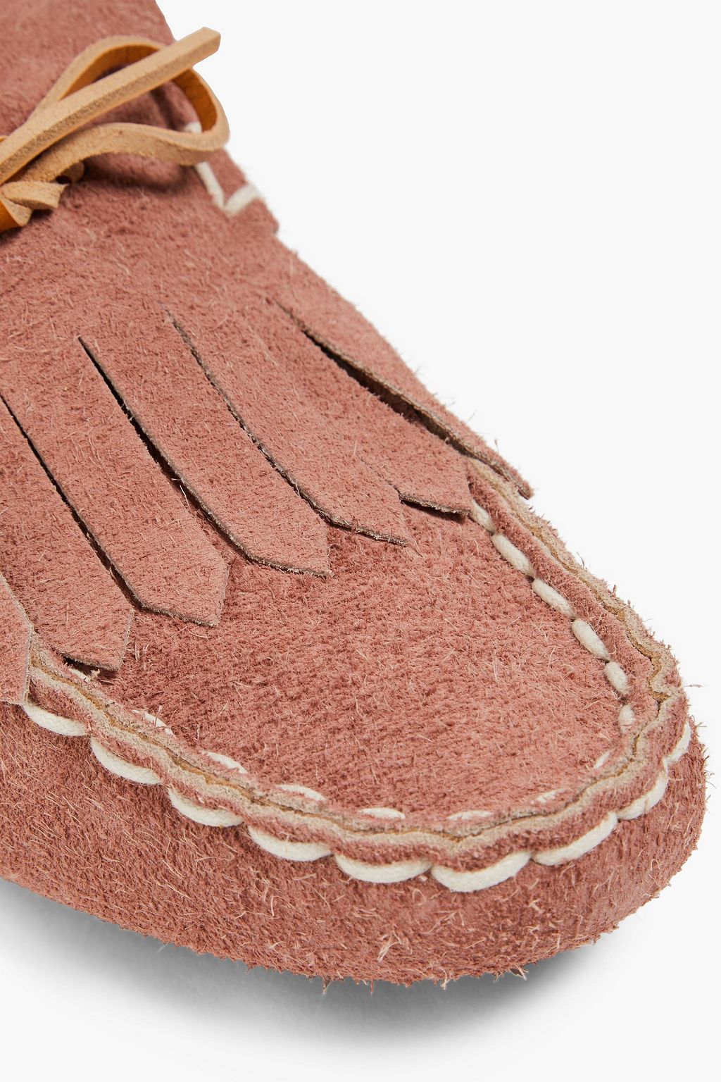 TOD'S حذاء قيادة “جومينو” مصنوع من جلد السويد ومزين بشرّابات