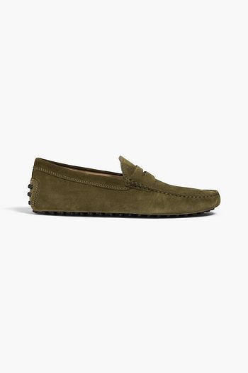 TOD'S حذاء قيادة “جومينو” مصنوع من جلد السويد