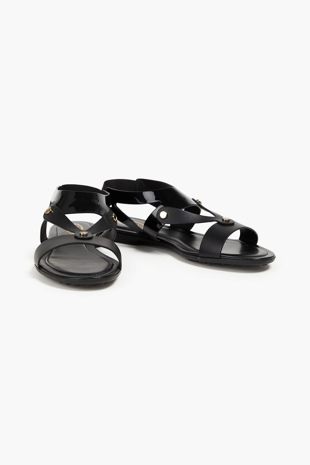 TOD'S صندل من الجلد اللامع والأملس