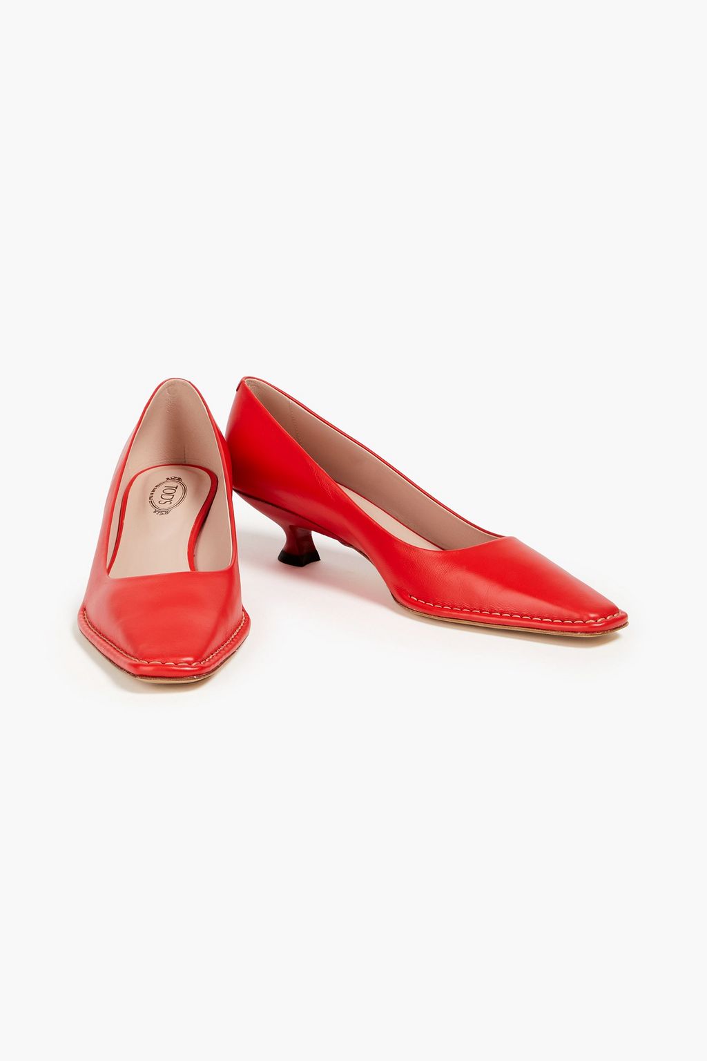 TOD'S حذاء بكعب عالٍ من الجلد