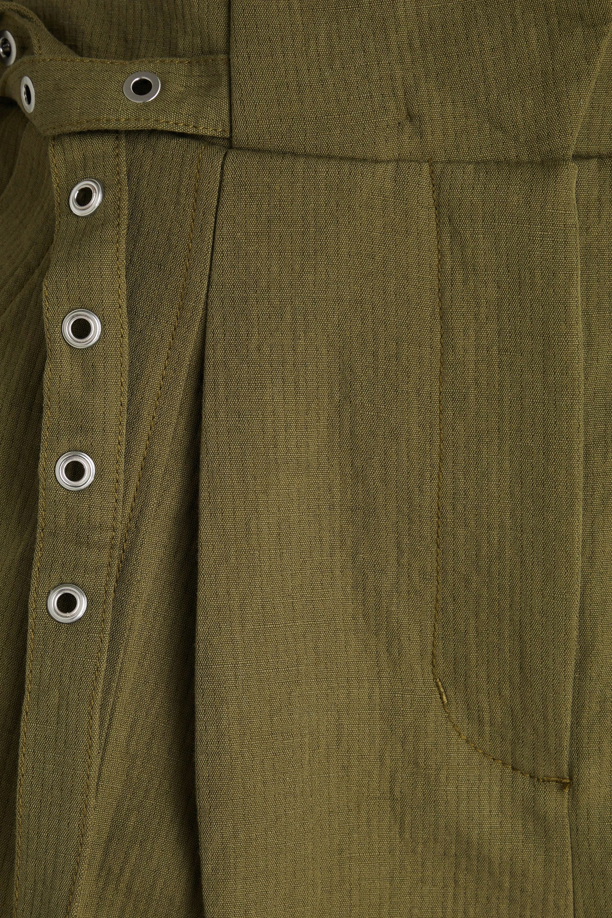3.1 Phillip Lim Belted cotton and linen-blend shorts thumbnail