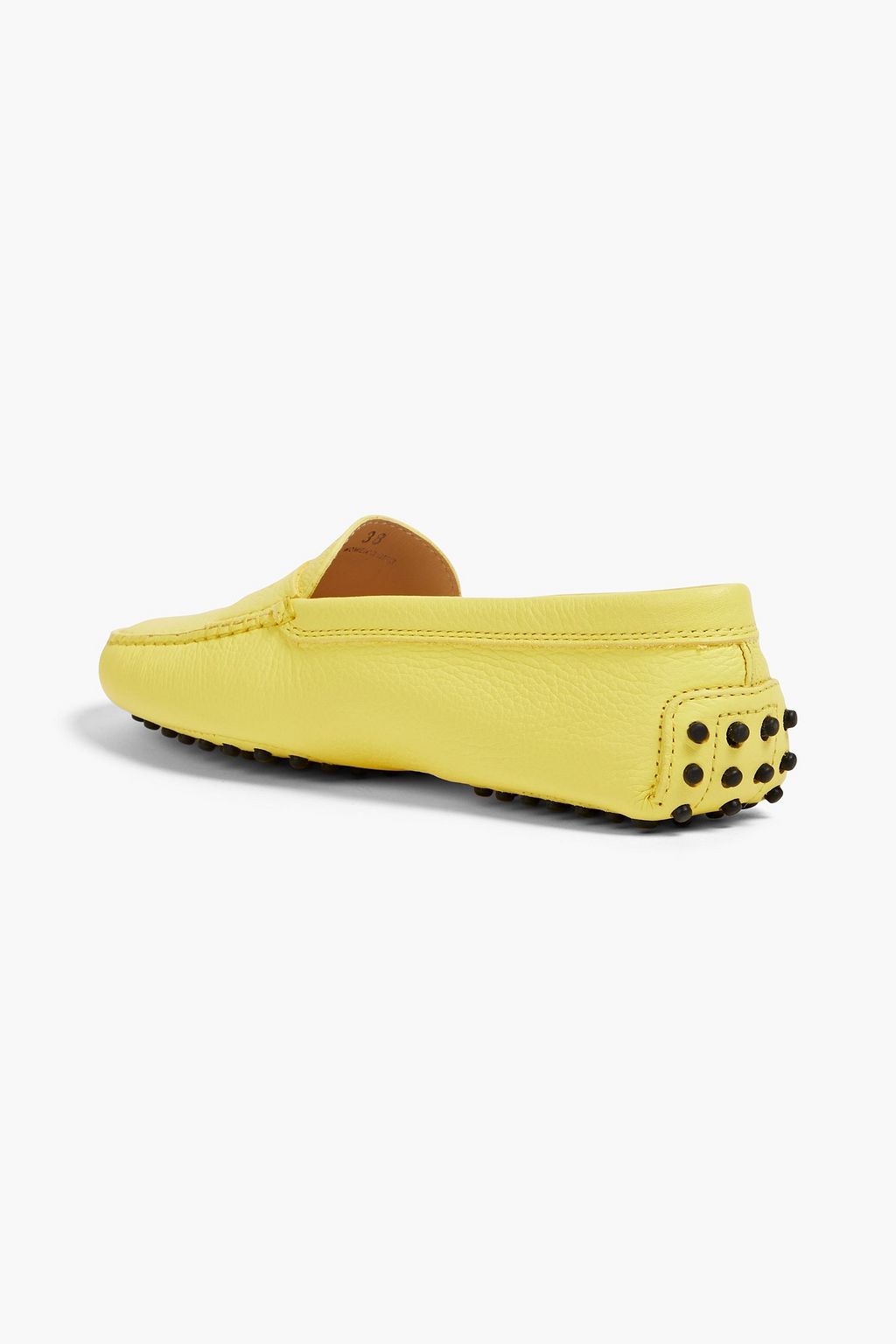 TOD'S ペブル加工レザー ローファー
