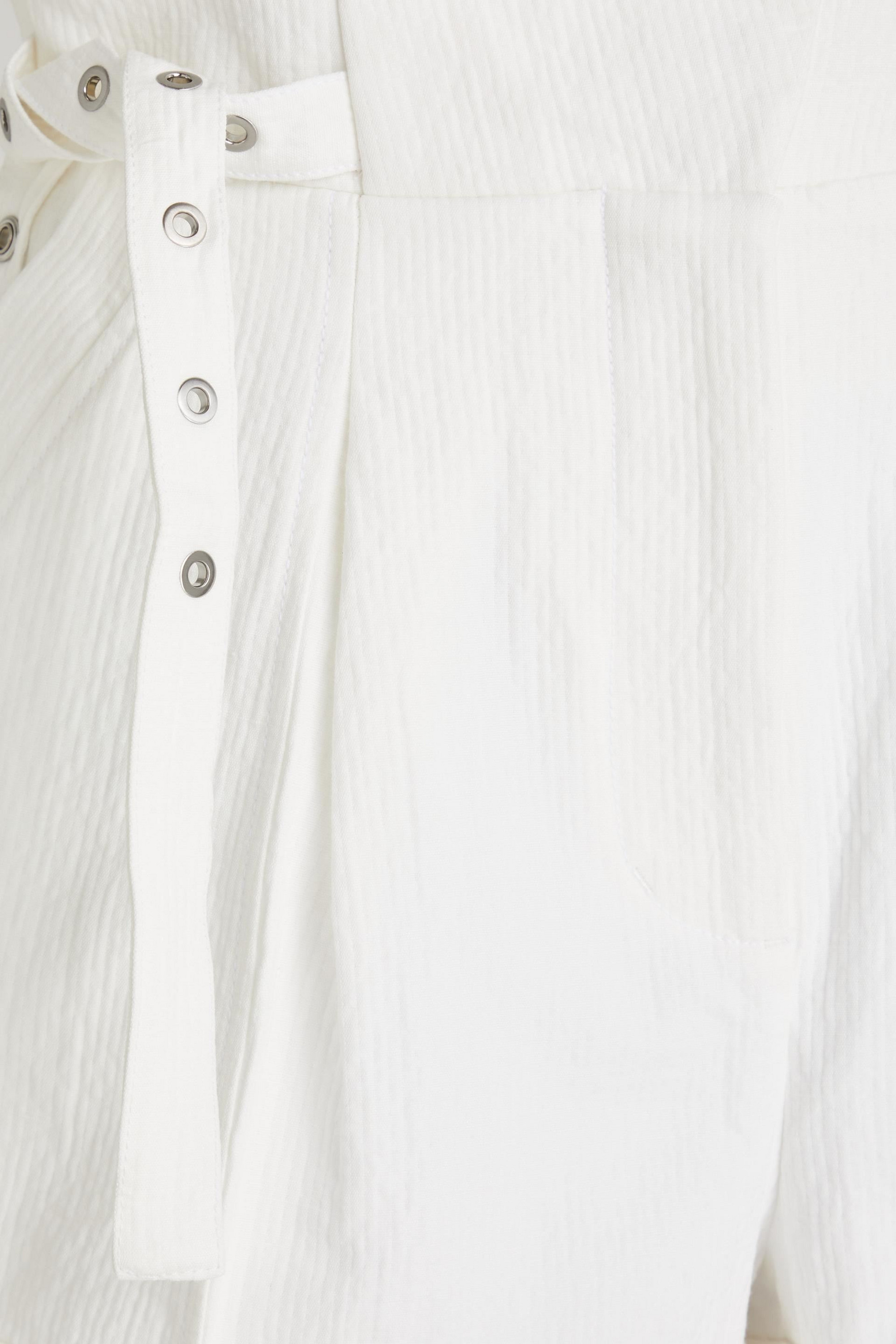 3.1 Phillip Lim Hammered cotton and linen-blend shorts thumbnail