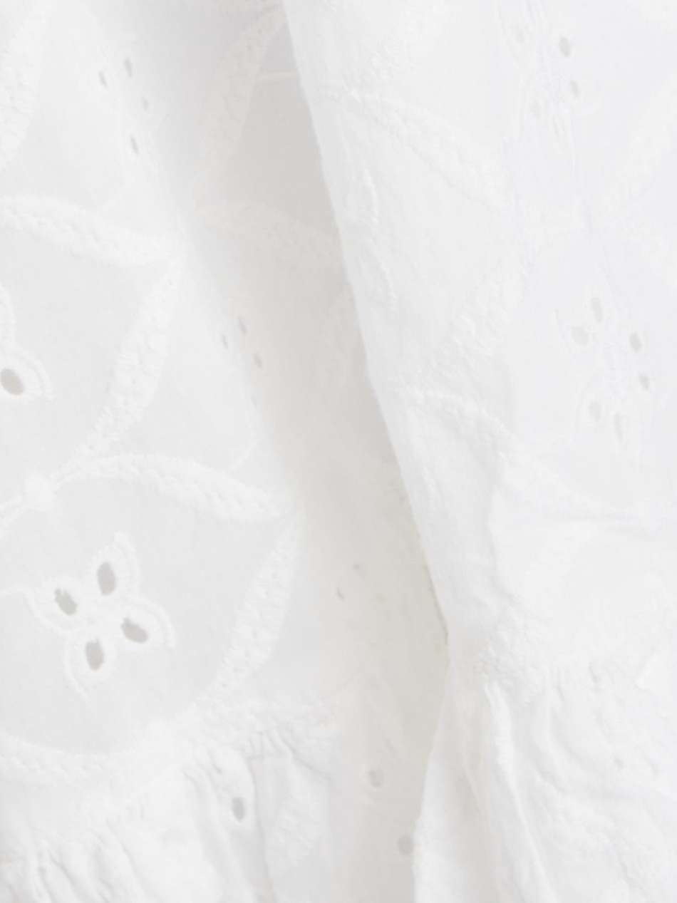 evelyn broderie anglaise cotton mini dress