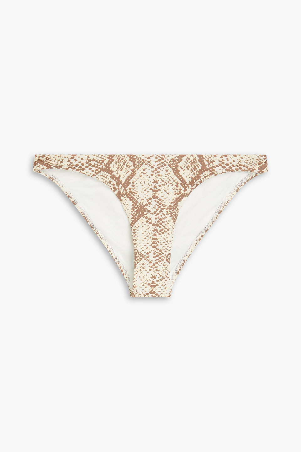 Melissa Odabash Barbados Snake-print Low-rise Bikini Briefs In Animal Print