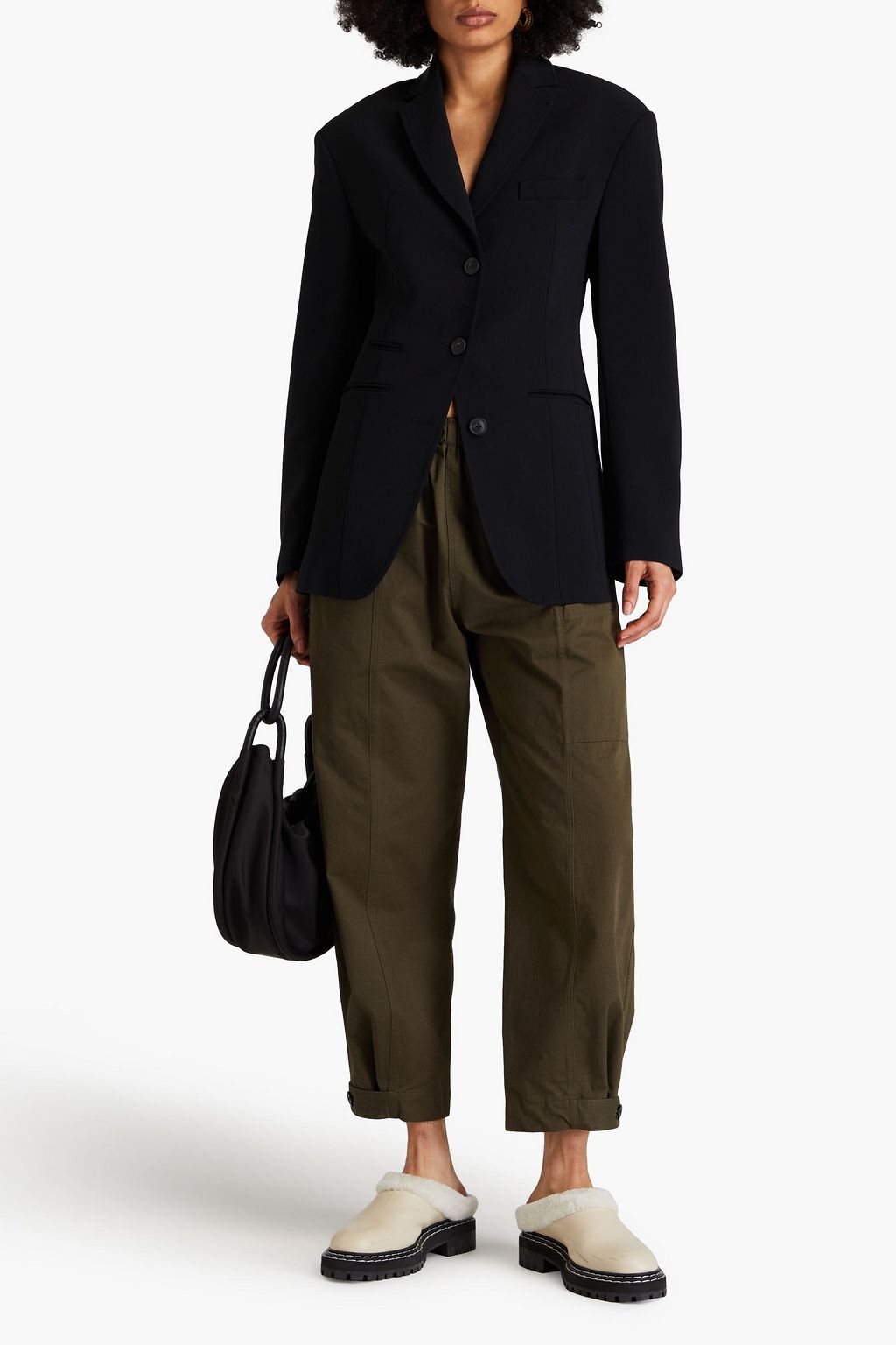 3.1 PHILLIP LIM بليزر مصنوع من الكريب