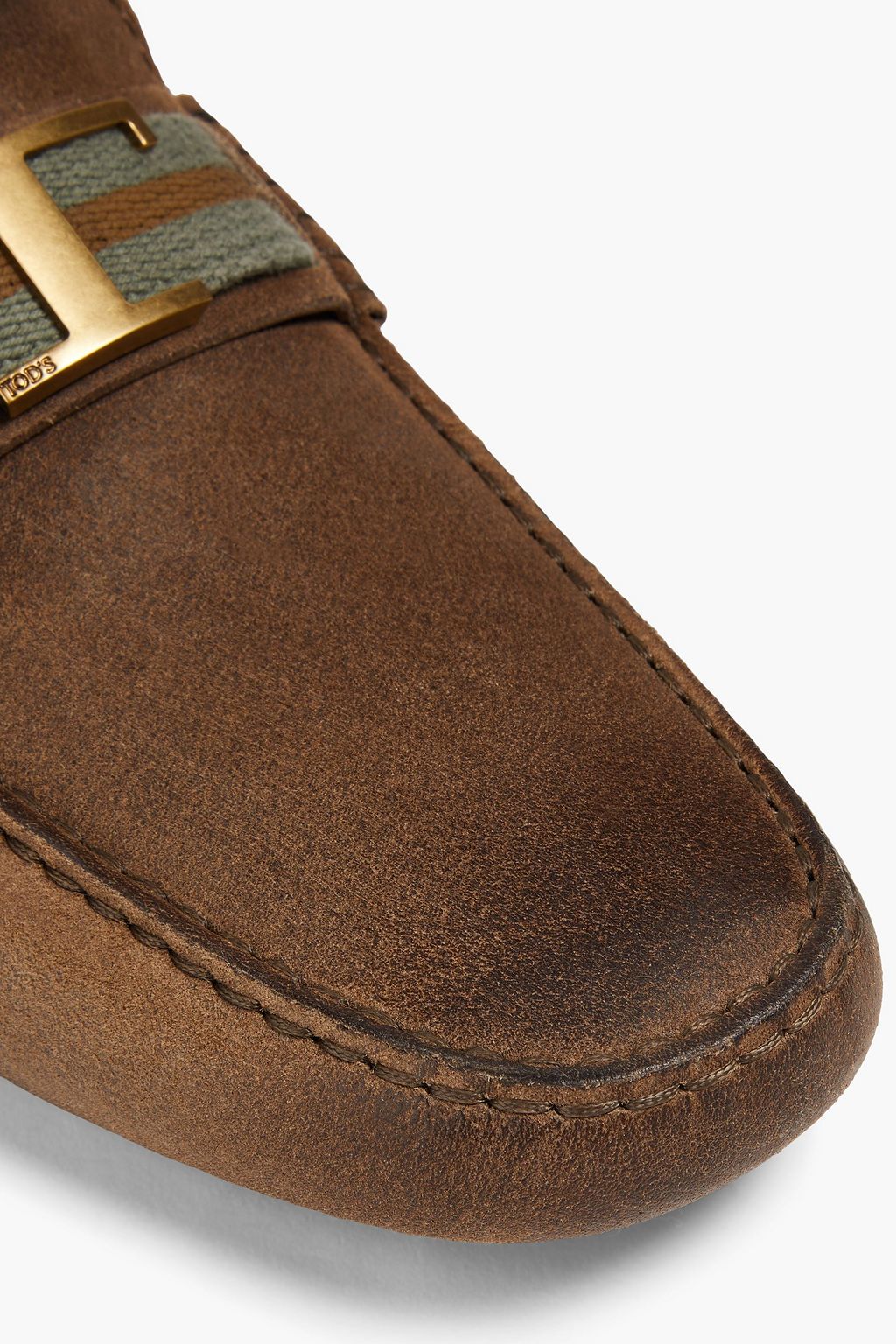 TOD'S حذاء قيادة “جومينو” مصنوع من جلد السويد