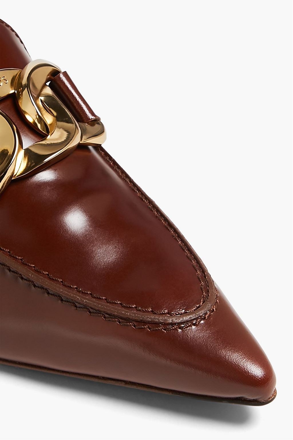 TOD'S Embellished leather pumps