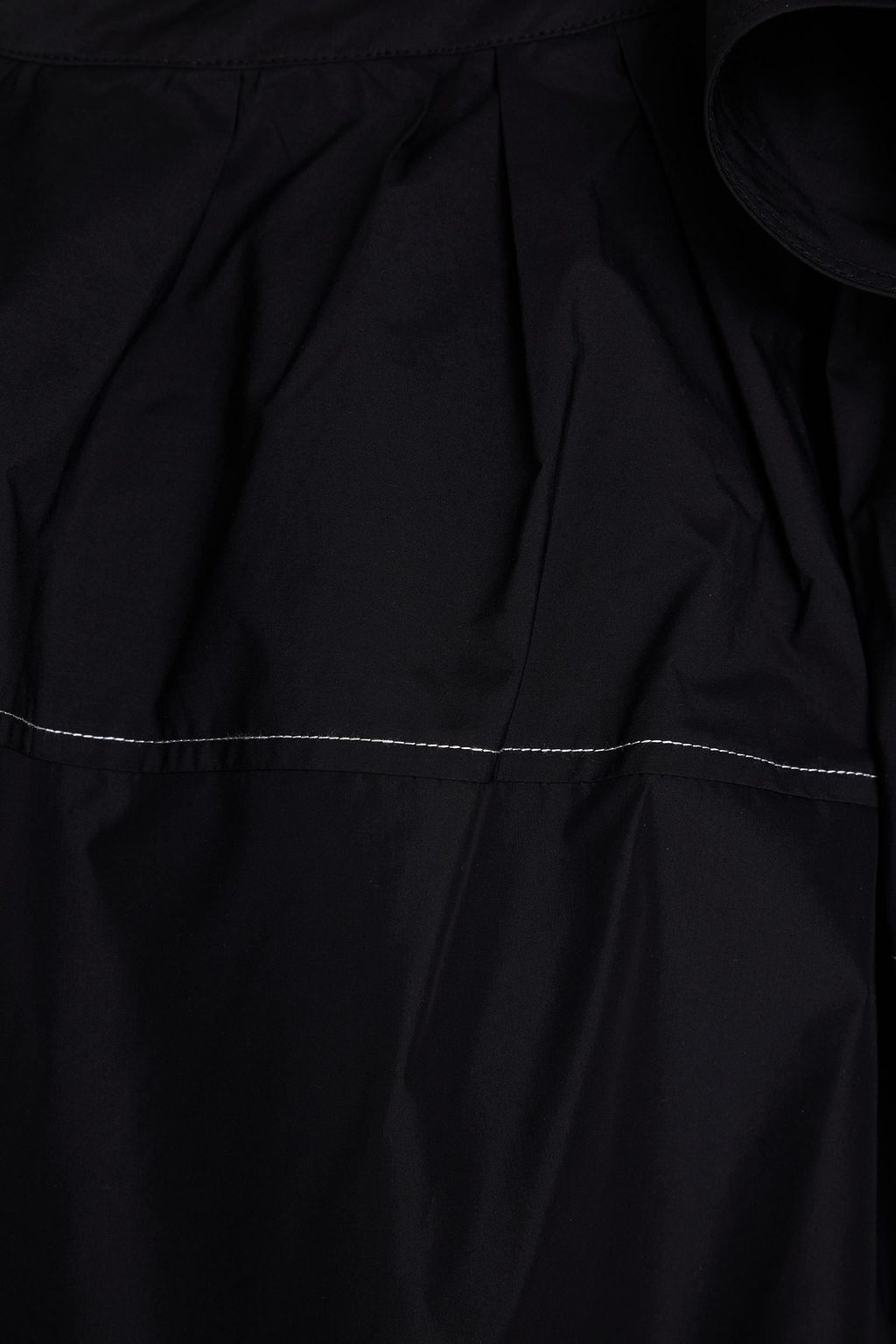3.1 PHILLIP LIM بلوزة من البوبلين المصنوع من مزيج من القطن ومزينة بكشاكش