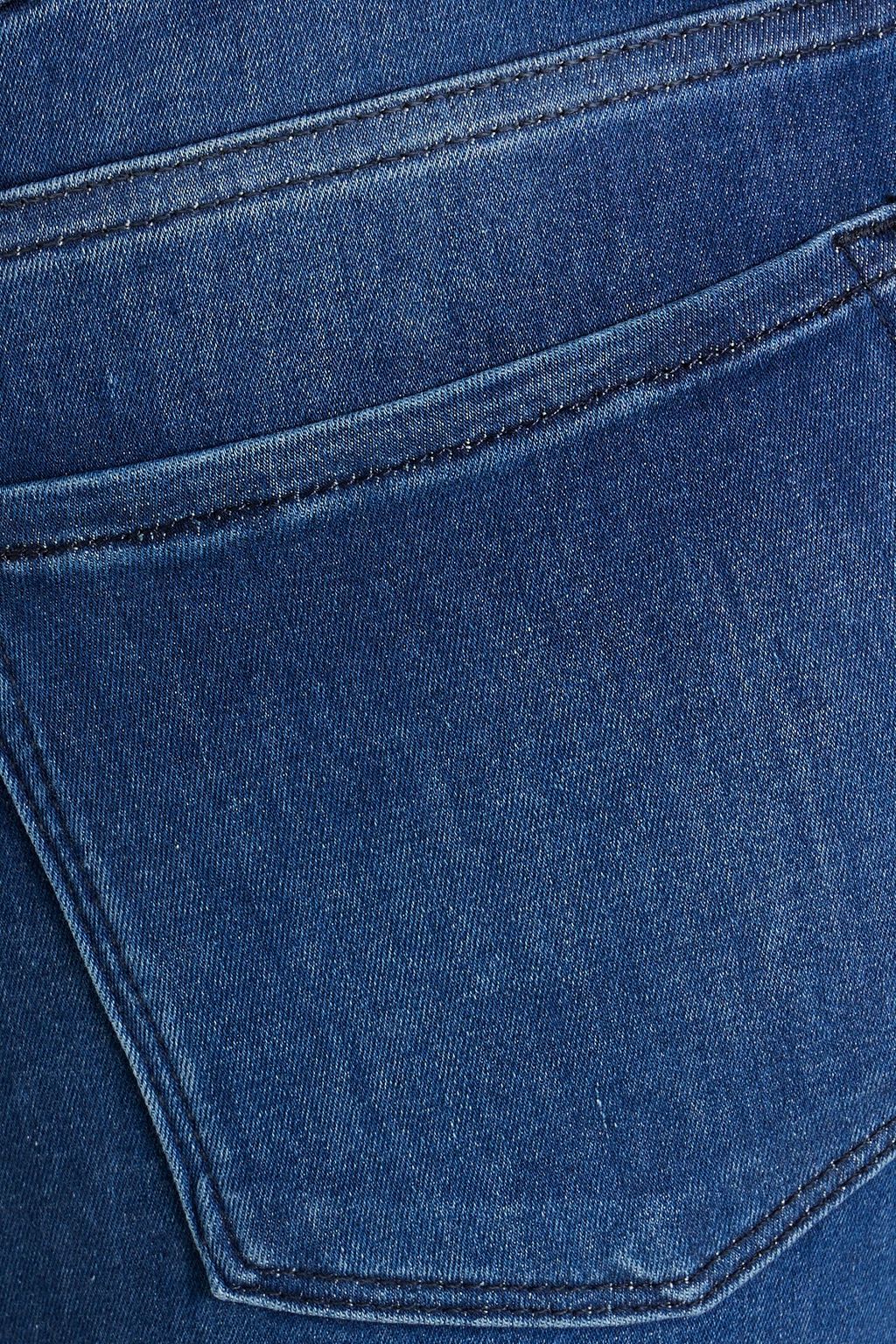 FRAME Le Pixie Crop Mini Boot cropped high-rise bootcut jeans