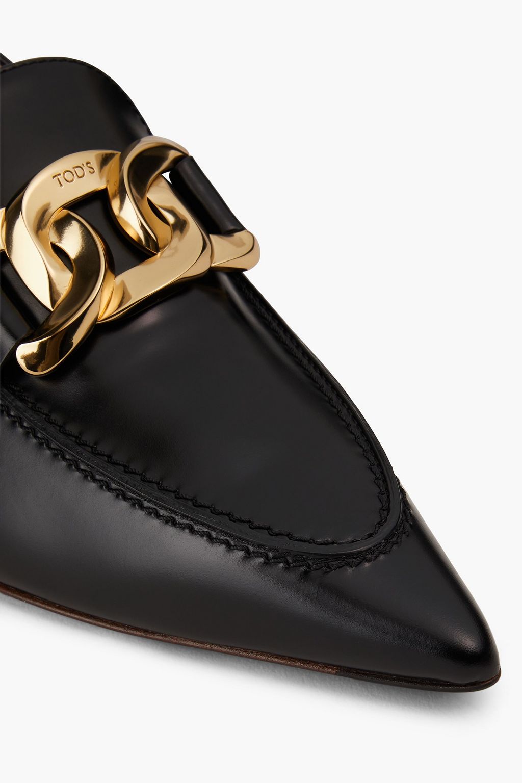 TOD'S Embellished leather pumps