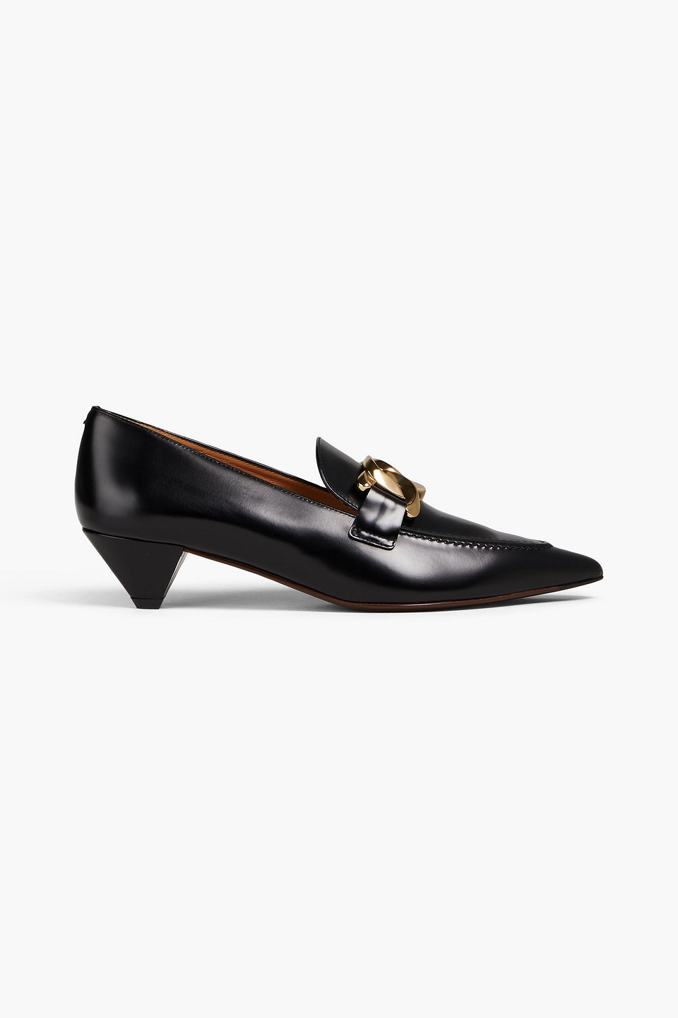 Tod's Embellished Leather Pumps In Black