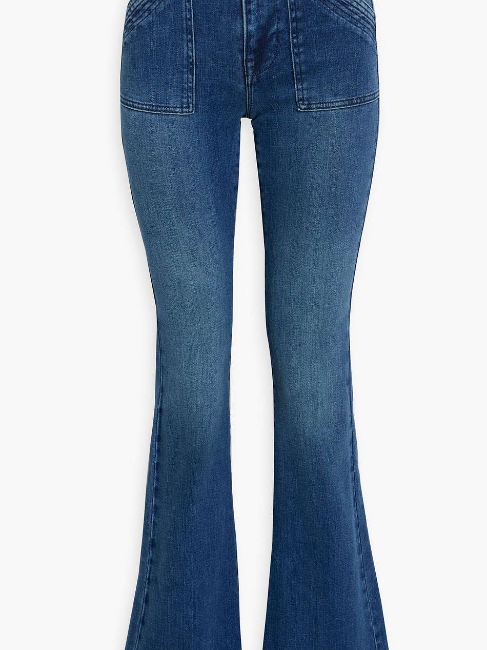 le high flare high-rise flared jeans