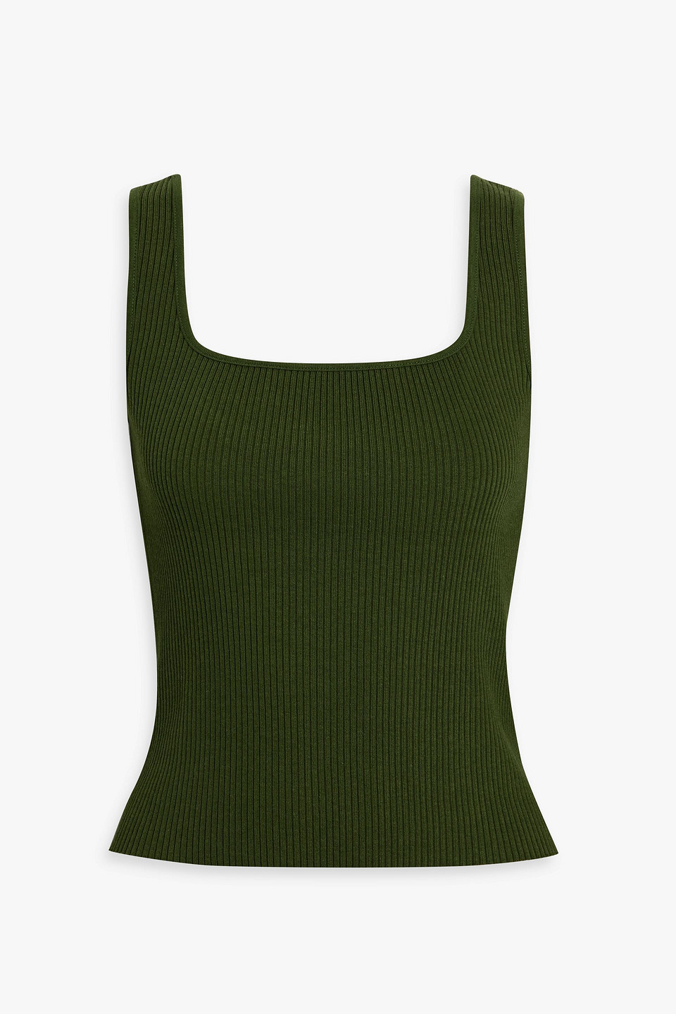 . Ribbed-knit tank